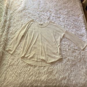 White see through top